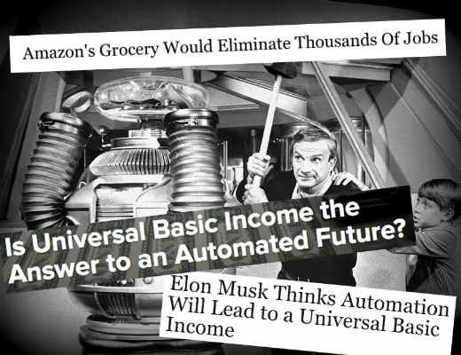The robots are coming, the robots are coming… Is now the time to start talking seriously about universal basic income?
