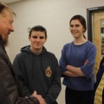 Gwynne Dyer chats with TOSH students about politics, unemployment and populism
