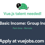 Work on Basic Income: Group Income hiring Vue.js developer