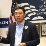 Presidential candidate Andrew Yang visits Clinton