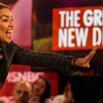 Alexandria Ocasio-Cortez rebuked an audience member who called a former GOP congressman a 'moron'