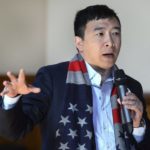 Yang touts 'trickle up' plan that pays 'dividends'