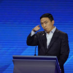 Andrew Yang’s campaign says over 450,000 people have entered debate contest