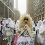 Determined Crowds Braved Snow To Join Fourth Women's March