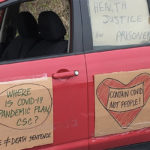 Caravan demonstrates outside Maple Ridge prisons