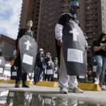 Workers and students march in Colombia in a new day of protest against the Government