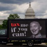 Millionaires Who Support Raising Taxes On The Rich Protest In Front Of Amazon CEO Jeff Bezos’ Home