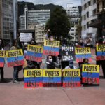 Colombian protesters march on capitals demanding economic aid, social change