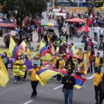 Colombians march to urge Congress to back social reform package