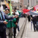 Colombian unions march in support of aid bills for working class and poor