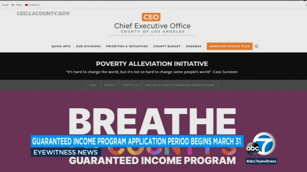 1,000 LA County families to get $1,000 a month for three years - applications opening soon