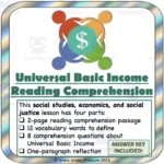 Universal Basic Income (UBI): Social Justice Reading Comprehension & Reflection for High School Students