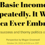 Universal Basic Income blocked in Wisconsin, because Republicans don't want to know.