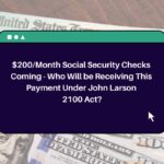 $200/Month Social Security Checks Coming – Who Will be Receiving This Payment Under John Larson 2100 Act?