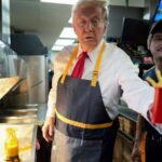 Trump Works the Fry Station and Holds a Drive-Thru News Conference at a Pennsylvania McDonald's