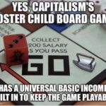 Monopoly & Basic income meme